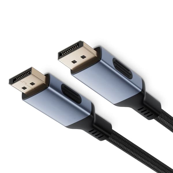 Avanceret DisplayPort Kabel 2.1 80Gbps Kabel til Videostreaming 1.5m