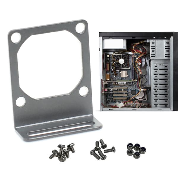 4 cm brobeslag hukommelse overclocking køleventilator støtte til computerkøling og pc-kabinet ventilatorholder 1/2/3 huller null - 3