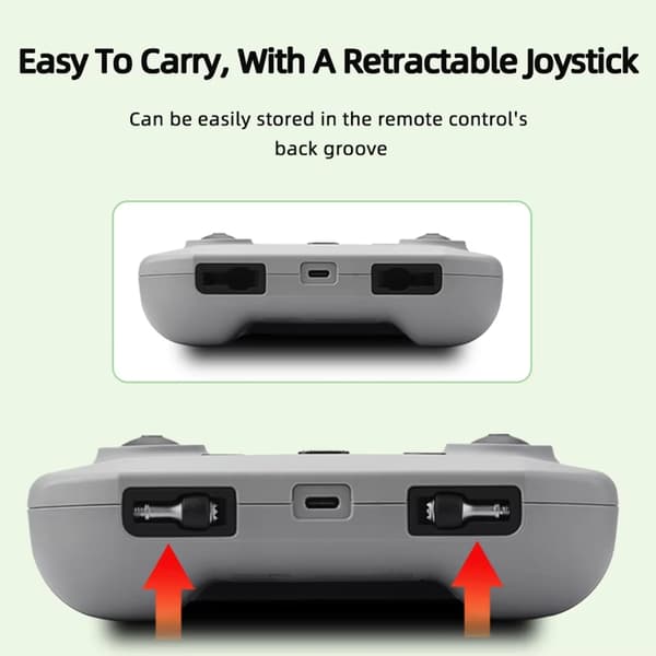 Joystickit Flip/Mini 4K 3 FPV -droneihin, lentokoneohjaimet