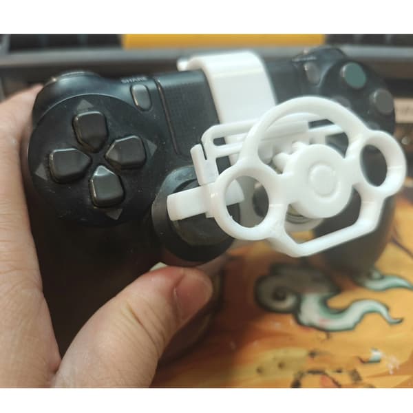 Racerbilrat Controller Udskiftning Racerbilrat til Trådløs Spilcontroller Mini Rat Controller Black