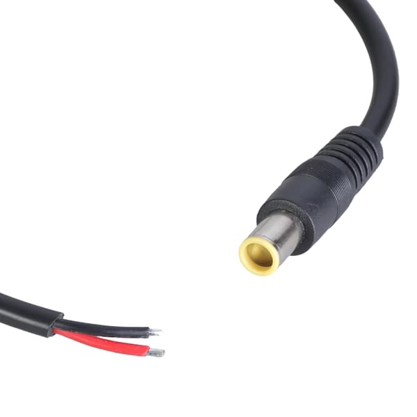 DC7.9x5.5mm Strømkabel DC7909 7.9x5.5mm Hanstik Kabel med Bare Ledningsender til Solpanel Laptop Oplader 1m