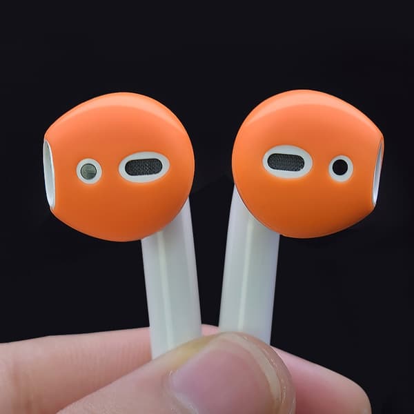 2 par øreputer for trådløse Bluetooth-kompatible hodetelefoner Silikon øreproppdekselpute ørepropptupper øreputer T