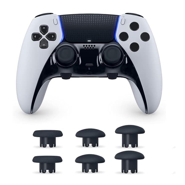 Controller Triggere Knapper Analog Joystick Metal Thumbsticks til Controller Black