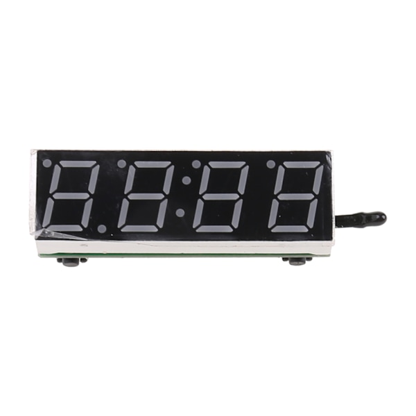 Multifunktionell Digital Bil LED Elektronisk Klocka för Tid Temperatur Spänning 3 i 1 Mätare 12V 5-20V