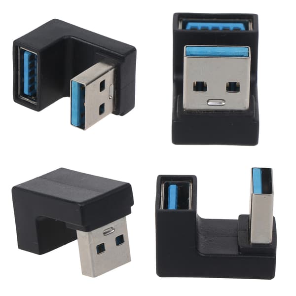 USB 3.0 Han til Hun Adapter Konnektor USB 3.0 Header 180 Grader Op Ned