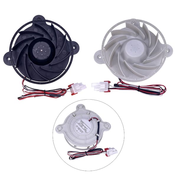 Original Standard Kylskåpsfrys Kylfläktmotor Metallcentrum Stabil Drift Black