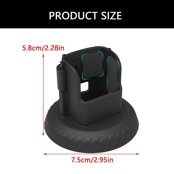 Magnetisk Dock til Pocket 3 med Fast Greb og Ridsebeskyttelsesbase