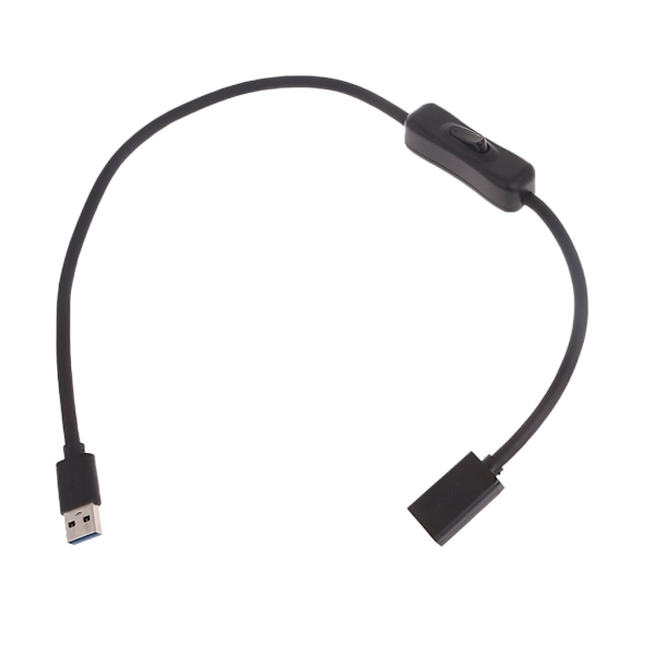 USB3.0 Förlängningskabel med Strömbrytare, Stöder Dataöverföring & Strömförsörjning