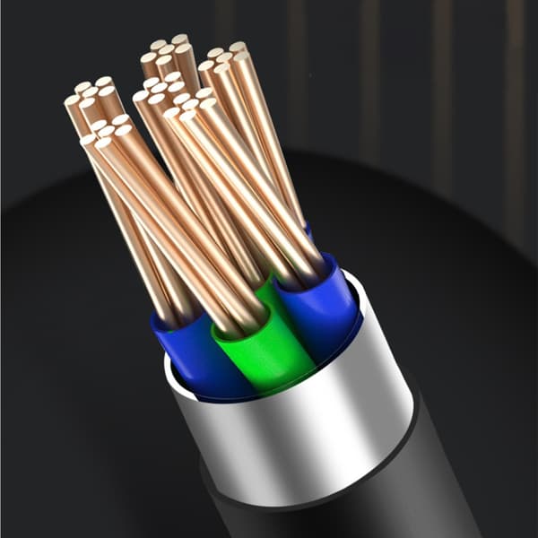 Skalerbart USB til USB C-kabel Hurtigopladningskabel Datakabel Han til Han-stik Ledning til Tablets Telefoner Laptops 1m