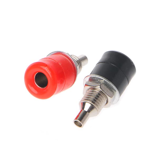 10 stk. 5 Farver 4mm Hun Bananstik Stikforbindelse Bindingsstolpe o Termin