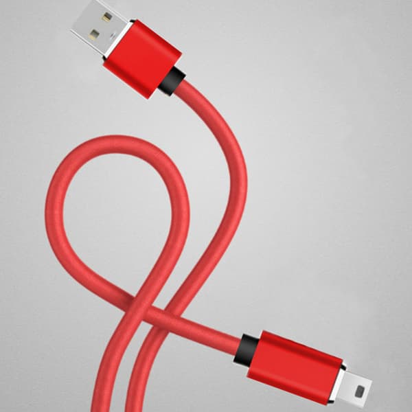Mini USB-kabel Mini USB til USB Hurtig dataopladerkabel til MP3 MP4-afspiller Bil DVR GPS Digitalkamera 1M Mini USB Black