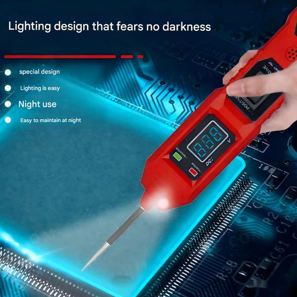 Diagnostikverktyg för elektriska systemkontroller Digital display Bilkrets-testare