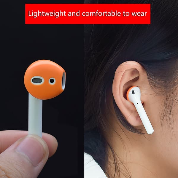 2 par øreputer for trådløse Bluetooth-kompatible hodetelefoner Silikon øreproppdekselpute ørepropptupper øreputer T