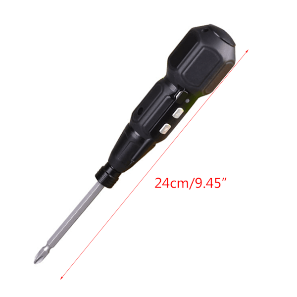 Sladdlös Elektrisk Skruvdragare 3.6V Mini Hemskruvdragare med Magnetisk Spets Arbetslampa USB Laddningsbar för DIY Hushåll