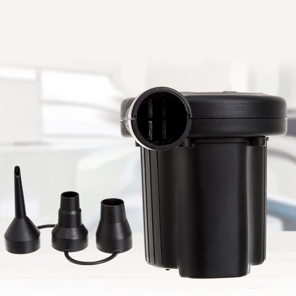 Miniluftpump för luftmadrass, liggunderlag, simringar, camping, utomhus, bärbar UK