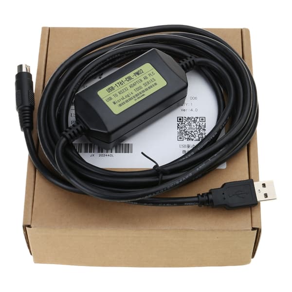 USB PLC-programmeringskabel til Allen Bradley Micrologix USB 1761-CBL-PM02 Rund 8-benet