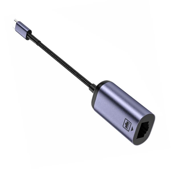 USB C - Ethernet-sovitin, Type C - RJ45-uroskaapeli suoraan kytketty 100Mbps