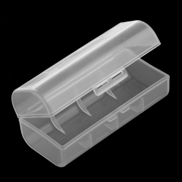 Transparent Plastlåda för Batteriförvaring för 1X 26650 B