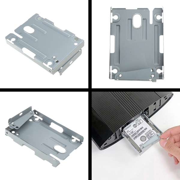Konsol HDD-fäste, Hårddisk Caddy-fack, Stativ för PS3 Slim 4000