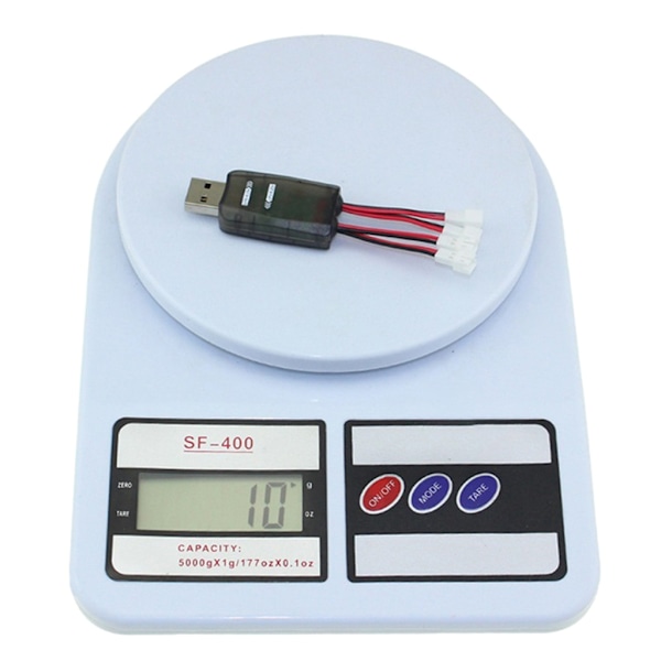 CX405 4-port USB-laddare med LED-display 3,7V laddningsadapter för V911 1S Lipos 3,7V och LiHV 3,8V drönarbatterier