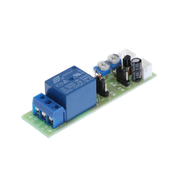 12V for DC Infinite Cycle Delay Timing Timer Relay PÅ AV Bryter Loop Modul Tri