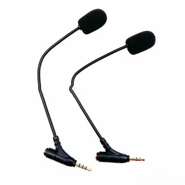 Spelmikrofon 3,5 mm haneplugg brusreducerande mikrofon spelheadset hörlurar 3 sections
