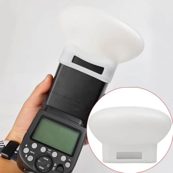 Softbox Flash Diffuser Holdbar Silikone til Professionel Fotografering