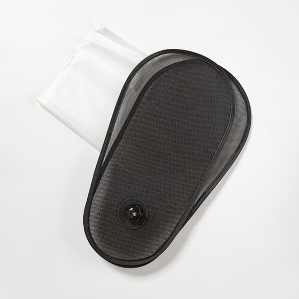 Sammenfoldelig bilrude solskærm 40X21CM åndbar nylon egnet til side- og forrudebeskyttelse nem at opbevare