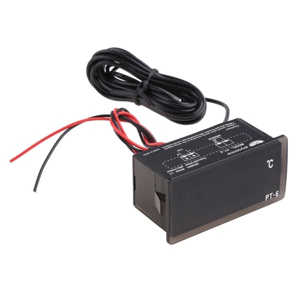 Heta 12V Fordonsbil LED Digital Termometer Temperaturmätare Sond -40~110°C