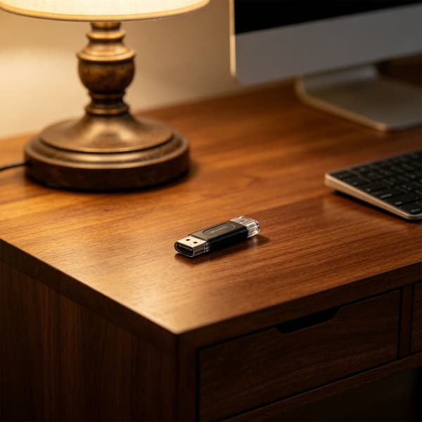 Rask USB C-kortleser for TF-kort fungerer med telefoner og bærbare datamaskiner Black