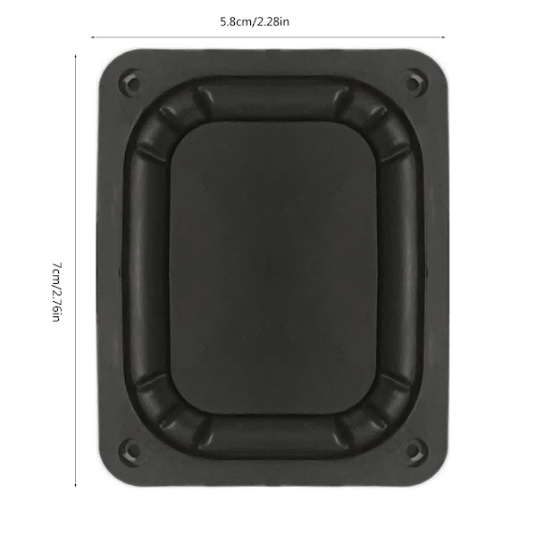 Passiv Basstråle Högtalare Diafragma Extra Förstärkning Vibrationsmembran Woofers 69x59mm Gummi