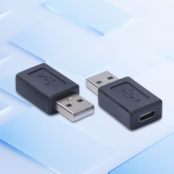 USB C Naaras - USB Uros -sovitin USB C - USB 2.0 -sovitin 480 mbps tiedonsiirto
