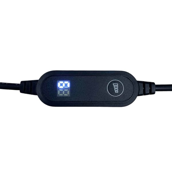 Justerbar 5V 9V 12V USB5V til DC5525 strømkabel for LED-vifte, systemkamera, vifte