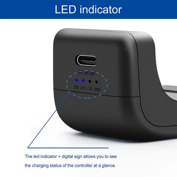Genopladelig Game Controller Batteripakke Til Gamepad Ekstern Bagklips