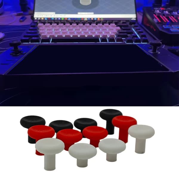 Rocker Caps Grips Stick Cover For Legion go Controller Spillkonsoll Black