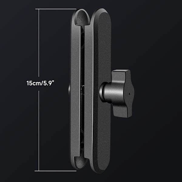 Robust Aluminium 15cm RAM Mount Dubbel Socket Arm för 1-tums Kulbas