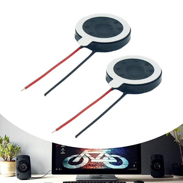 15mm Liten Högtalare, 8Ohm 0.5W, Vattentät med ABS-Skal för Hörbara Tablett Fingeravtryckslås Högtalare