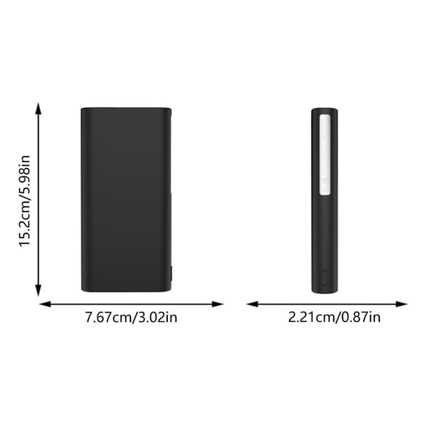Superlett reise silikon deksel for 100W mobil strømadapter Black