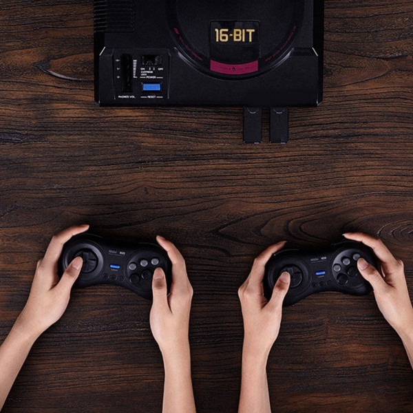 Fickstorlek 8Bitdo Retro Receiver Wireless Adapter Blueteeth-kompatibel Fickstorlek som används för Mega-Drive Sega-Genesis