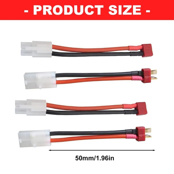 14AWG T-plugg til Tamiya-adapteromformer for batteri Quadcopter