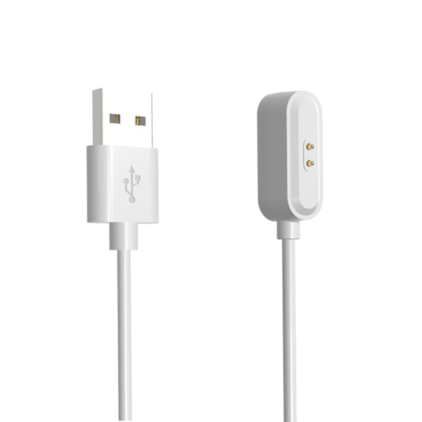 Laddningskabel USB Docka Hållare Portabel Laddningsstation Laddare Fäste för Klocka Free OWW206 White