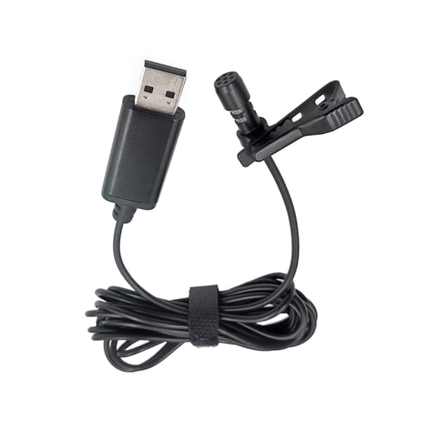 Mini USB-mikrofon, slag DV Lavalier Mic Bärbara externa stereomikrofoner