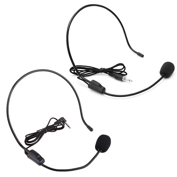 3,5 mm kablet mikrofon stemmeforstærker headset studie konference talehøjttaler