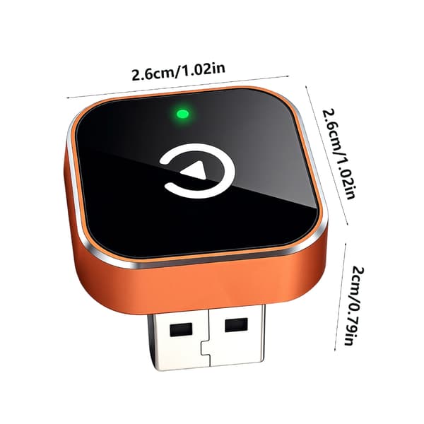 Universell trådlös bilvideoadapter stöder trådbunden bilspelsfunktion snabb automatisk anslutning och stabil