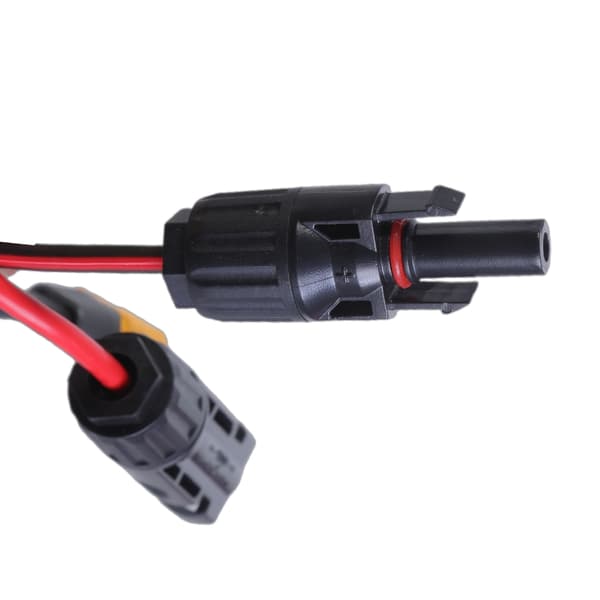 12AWG XT60 honladdningskabel för solgeneratorer och bilfällbar panel 3m