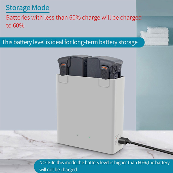 Snabb Batteriladdningshubb för Avata 2 Batteriladdare Tillbehör