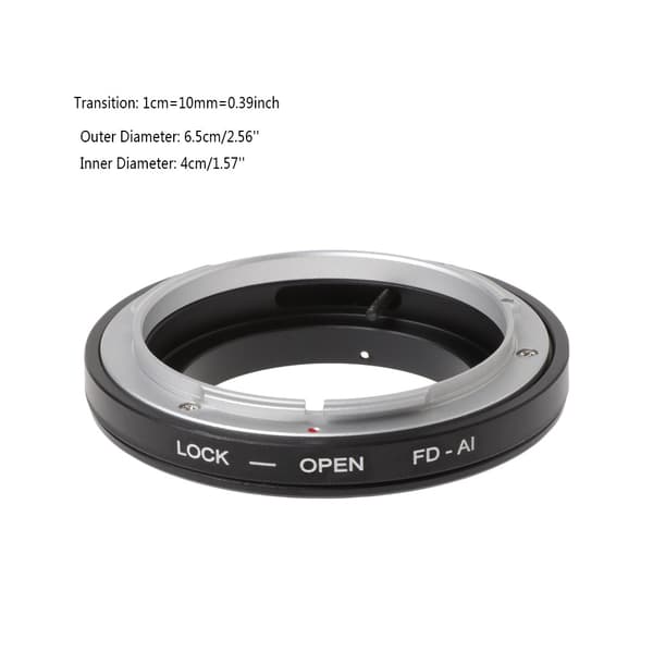 FD-AI Mount Adapter Ring til FD-objektiv til F D7100/ D600/ D3200/ D800