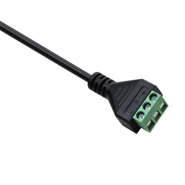 3-benede AV-terminaladaptere til 3,5 mm TRS Stereo Hanstik Kabel 30 cm Længde 1pc