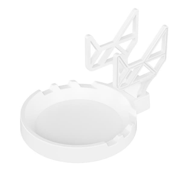 Lat Telefon Display Stativ Stabil Stor Base Støtte Sklisikker Design for Gamepad White