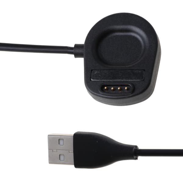 Sort Opladningsbase Magnetisk Oplader Dock Kabel Strømadapter Passer til Suunto7
